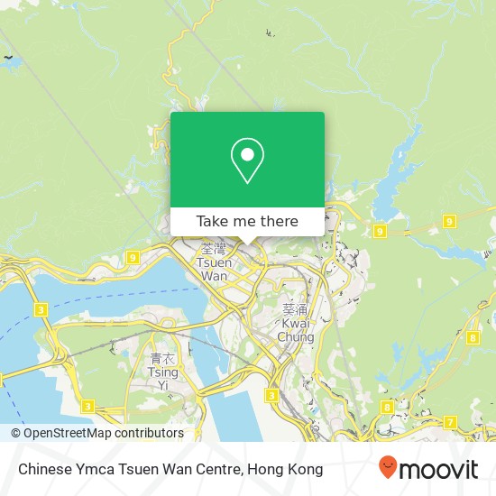 Chinese Ymca Tsuen Wan Centre地圖