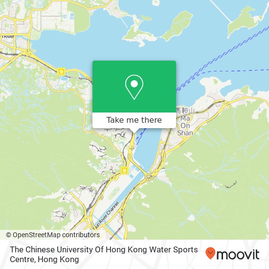 The Chinese University Of Hong Kong Water Sports Centre map