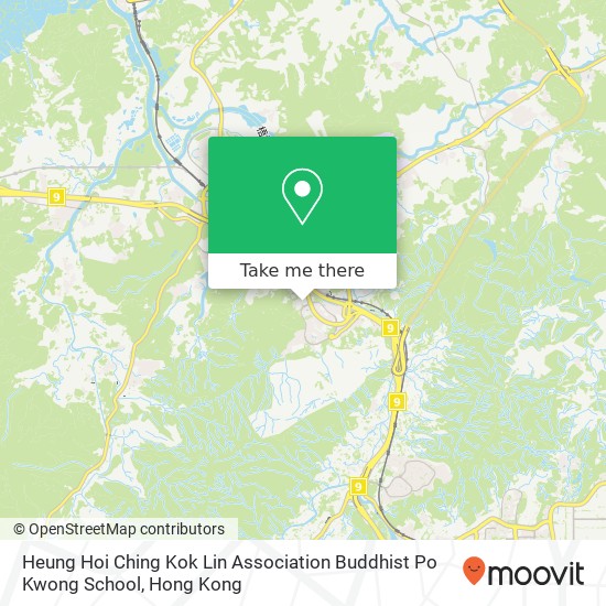 Heung Hoi Ching Kok Lin Association Buddhist Po Kwong School map