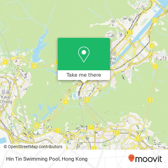 Hin Tin Swimming Pool map
