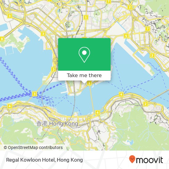 Regal Kowloon Hotel map