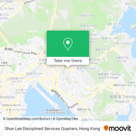 Shun Lee Disciplined Services Quarters map