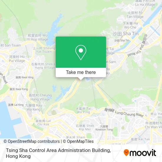 Tsing Sha Control Area Administration Building地圖