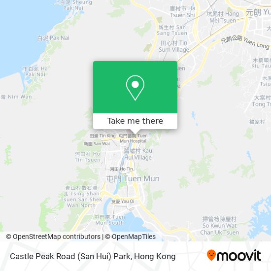 Castle Peak Road (San Hui) Park地圖