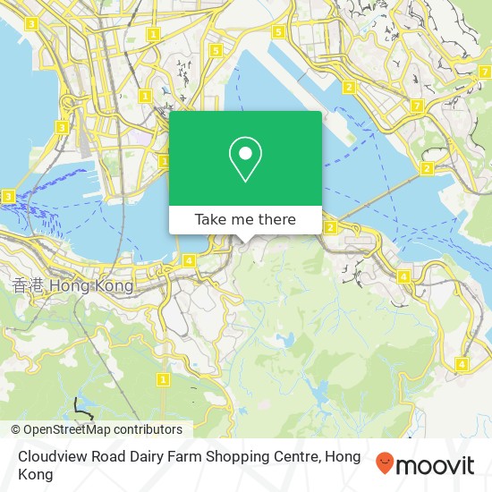 Cloudview Road Dairy Farm Shopping Centre map