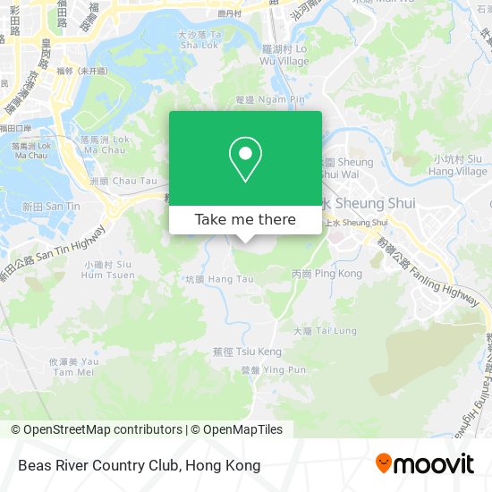 Beas River Country Club map