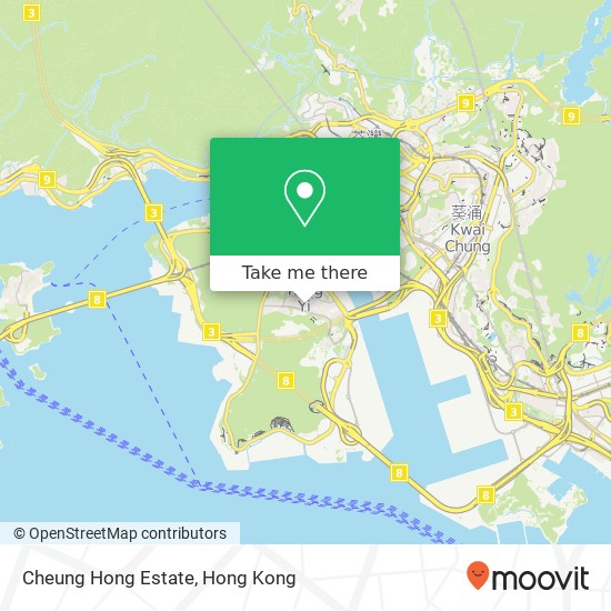 Cheung Hong Estate map