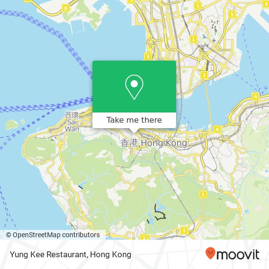 Yung Kee Restaurant map