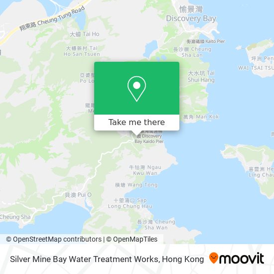 Silver Mine Bay Water Treatment Works map
