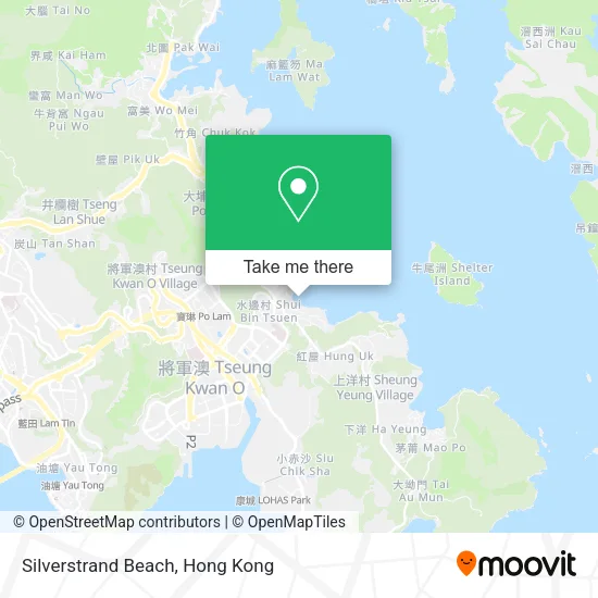Silverstrand Beach map