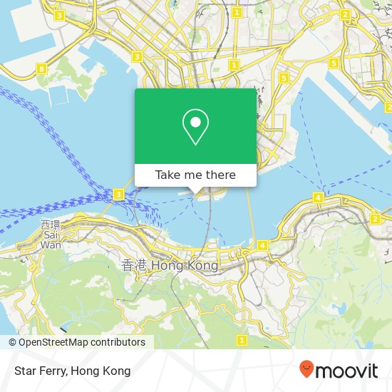 Star Ferry map