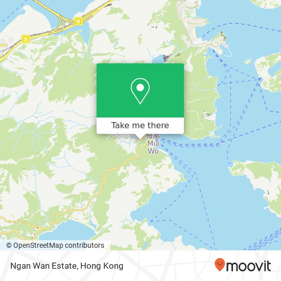 Ngan Wan Estate map