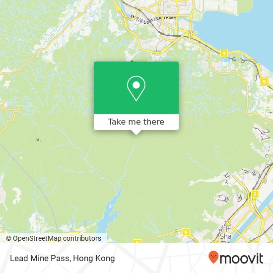 Lead Mine Pass map