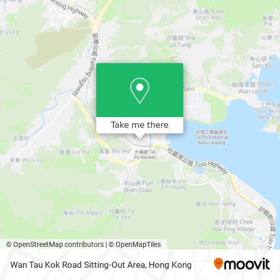 Wan Tau Kok Road Sitting-Out Area map