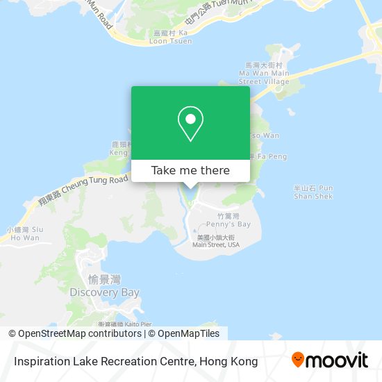 Inspiration Lake Recreation Centre map