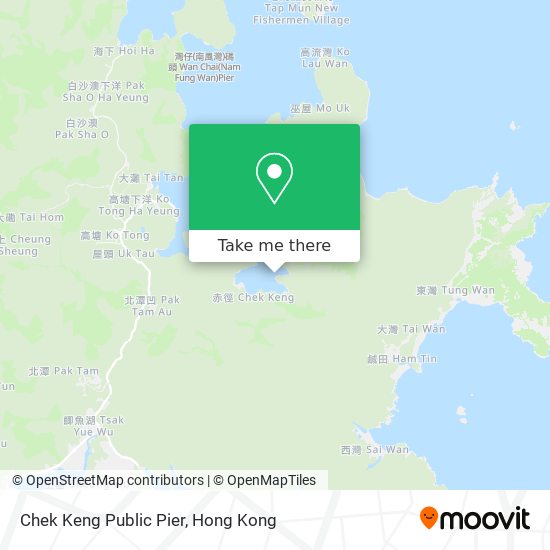 Chek Keng Public Pier map