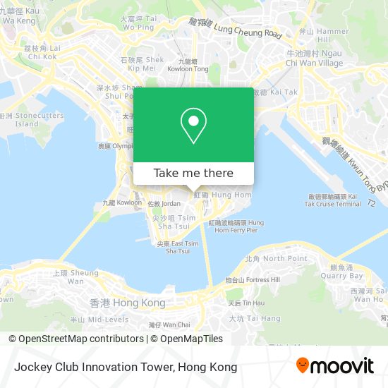 Jockey Club Innovation Tower map