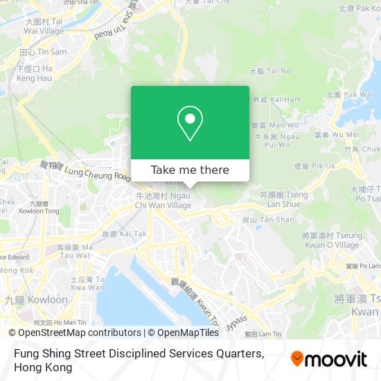 Fung Shing Street Disciplined Services Quarters map