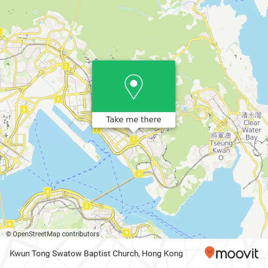 Kwun Tong Swatow Baptist Church map