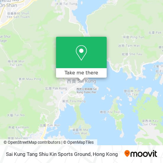 Sai Kung Tang Shiu Kin Sports Ground map