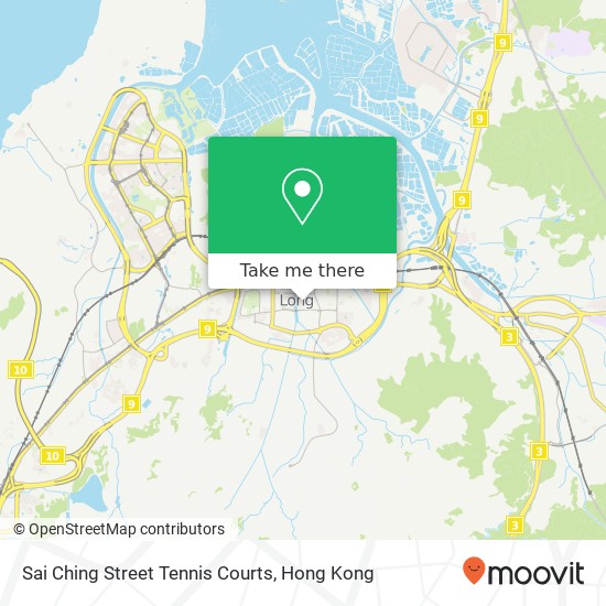 Sai Ching Street Tennis Courts map