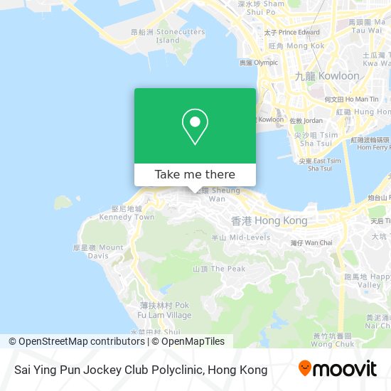 Sai Ying Pun Jockey Club Polyclinic map