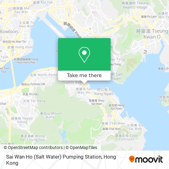 Sai Wan Ho (Salt Water) Pumping Station map