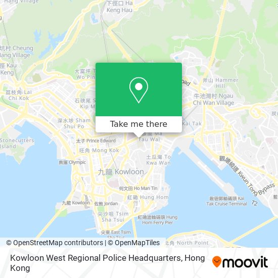 Kowloon West Regional Police Headquarters map