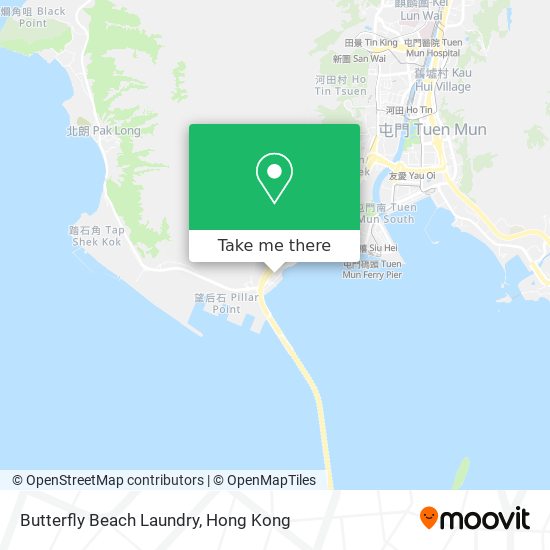 Butterfly Beach Laundry map