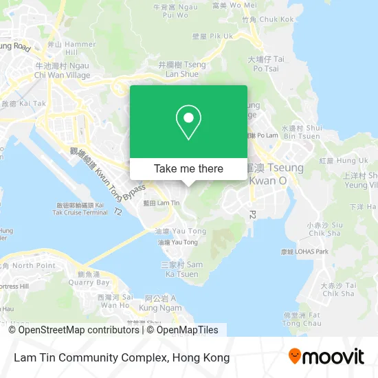 Lam Tin Community Complex map