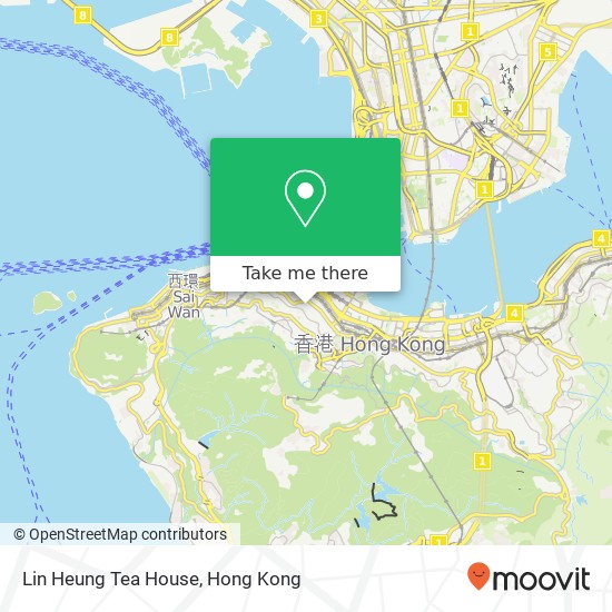 Lin Heung Tea House map