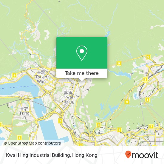 Kwai Hing Industrial Building map