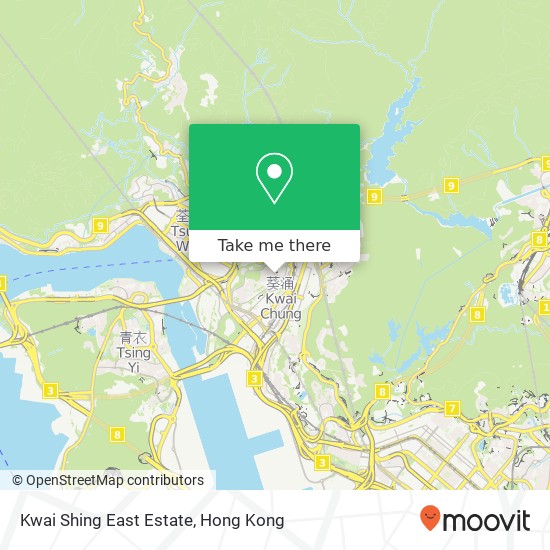 Kwai Shing East Estate map