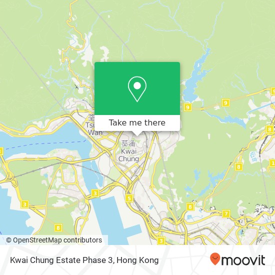 Kwai Chung Estate Phase 3地圖