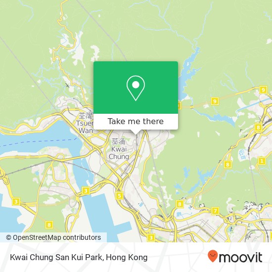 Kwai Chung San Kui Park地圖