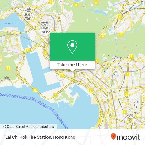 Lai Chi Kok Fire Station map