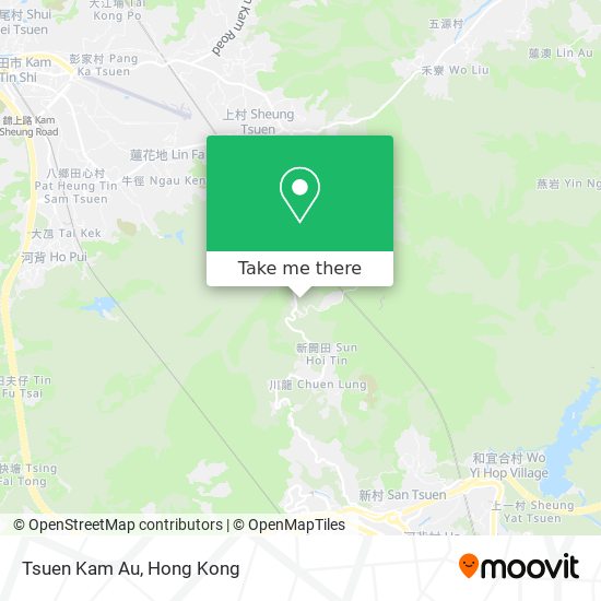 Tsuen Kam Au map