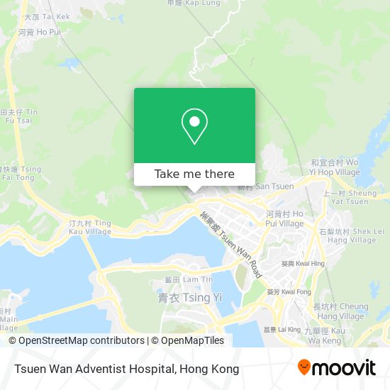 Tsuen Wan Adventist Hospital map