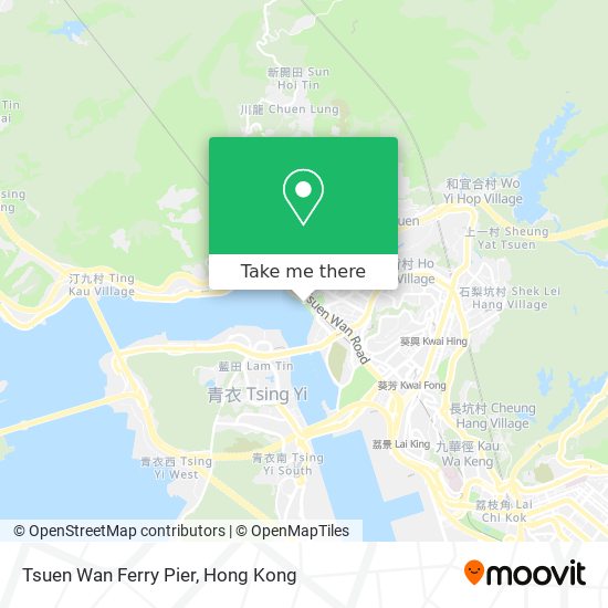 Tsuen Wan Ferry Pier map