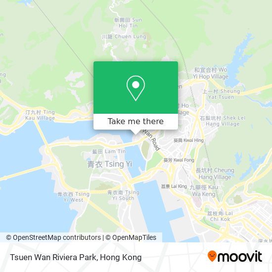Tsuen Wan Riviera Park map