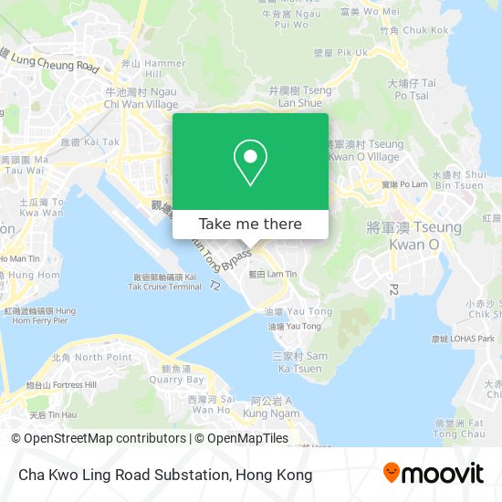 Cha Kwo Ling Road Substation map