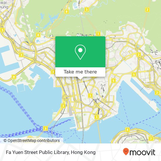 Fa Yuen Street Public Library map