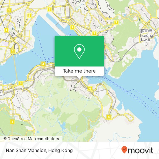 Nan Shan Mansion map