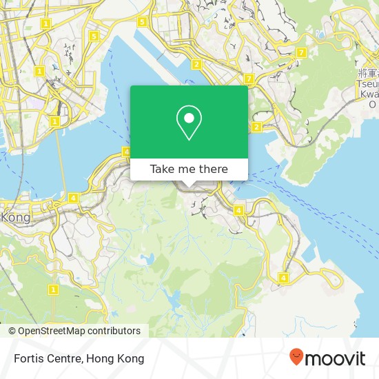 Fortis Centre map