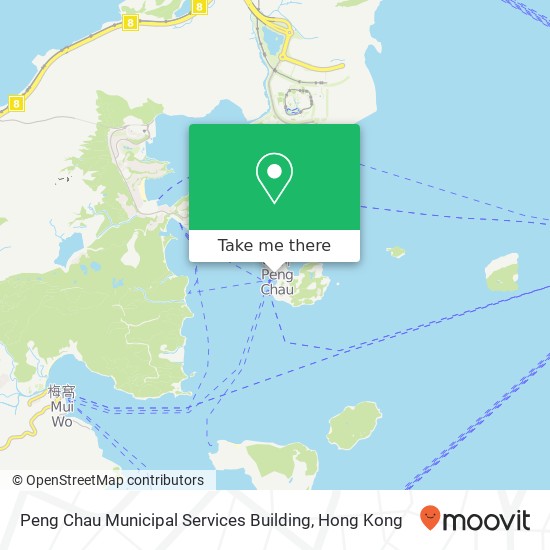 Peng Chau Municipal Services Building map