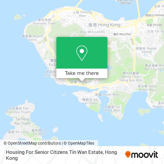 Housing For Senior Citizens Tin Wan Estate map