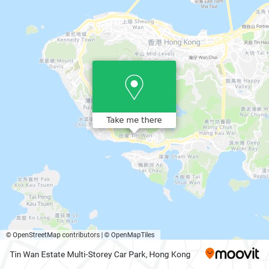 Tin Wan Estate Multi-Storey Car Park map