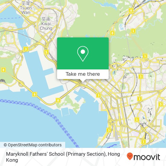 Maryknoll Fathers' School (Primary Section) map
