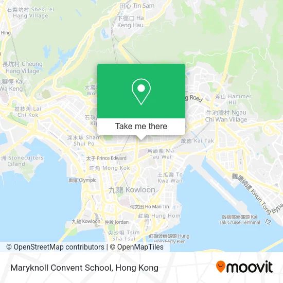 Maryknoll Convent School map
