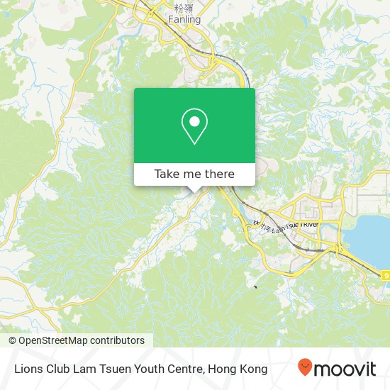 Lions Club Lam Tsuen Youth Centre map